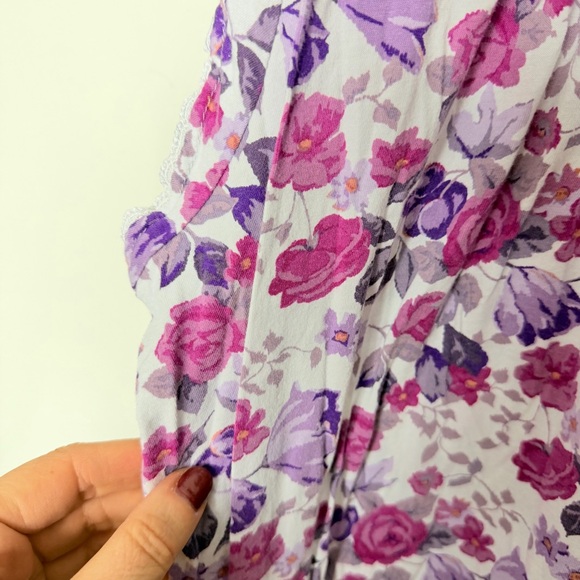 Eileen West Nightgown Floral Cotton Modal Ballet Pajama Size 3X 99 - Picture 5 of 9